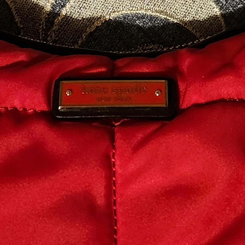 Kate Spade red quilted hobo purse